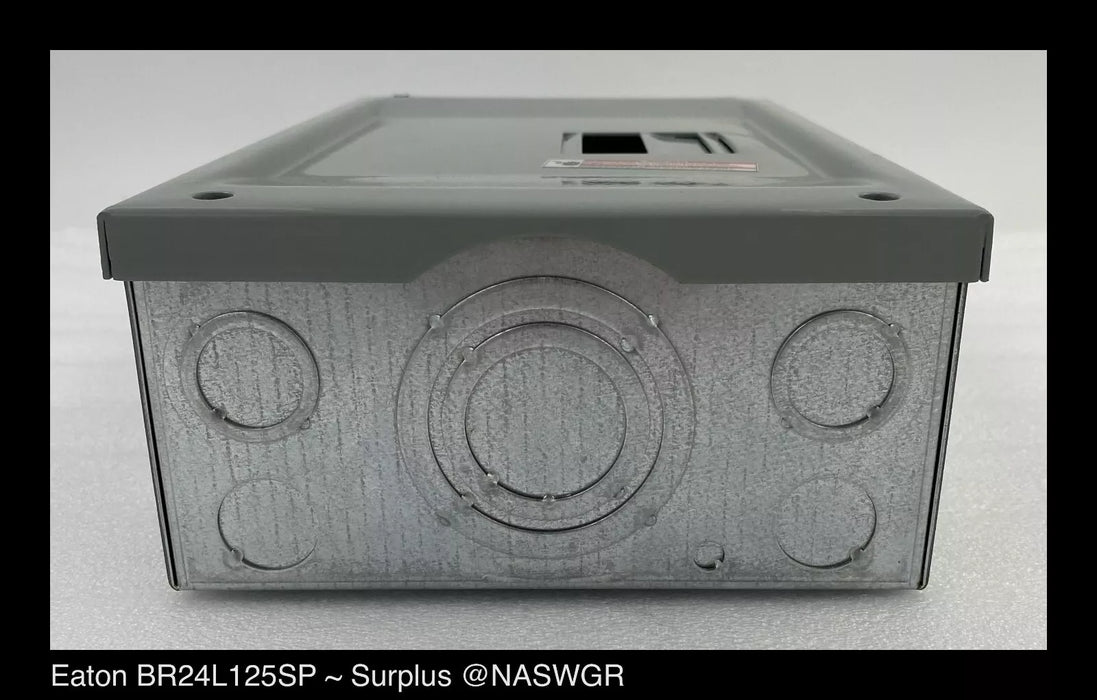 Eaton BR24L125SP BR Main Lug Load-Center 125A, 120/240V - Unused