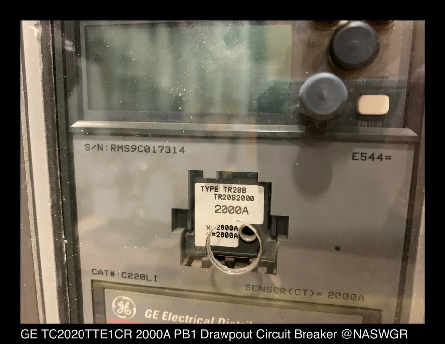 GE TC2020TTE1CR PowerBreak Circuit Breaker