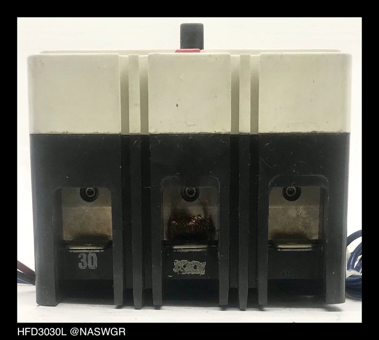 Westinghouse HFD3030L Molded Case Circuit Breaker w/ Aux and Al/Lo Switch - 30 Amp