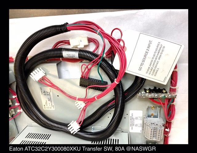 Eaton ATC3C2X30080XKU Automatic Transfer Switch - 80A/120-480V/3P - Unused