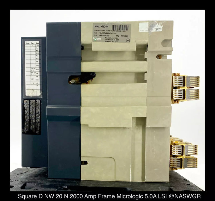 Square D MasterPact NW20N Circuit Breaker - 2000 Amp