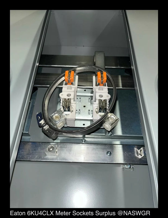 Eaton 6KU4CLX Multi-Gang Meter Socket - 400A/600V/N3R/6Gang - Unused