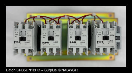 Eaton CN35DN12HB CN35 Electrically Held Lighting Contactor 30A/277VAC - Surplus