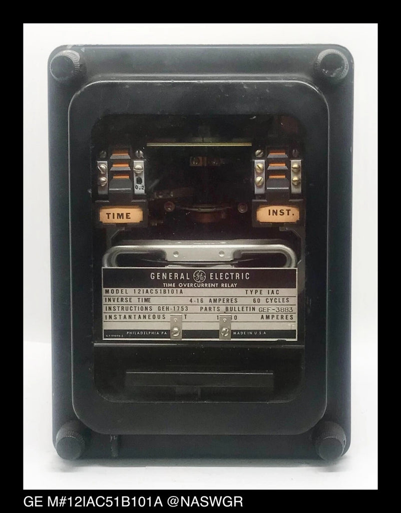 GE 12IAC51B101A Overcurrent Relay - 4/16 Amp