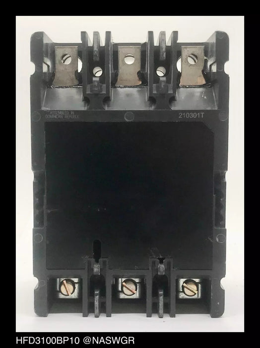 Eaton HFD3100BP10 Molded Case Circuit Breaker - 100 Amp