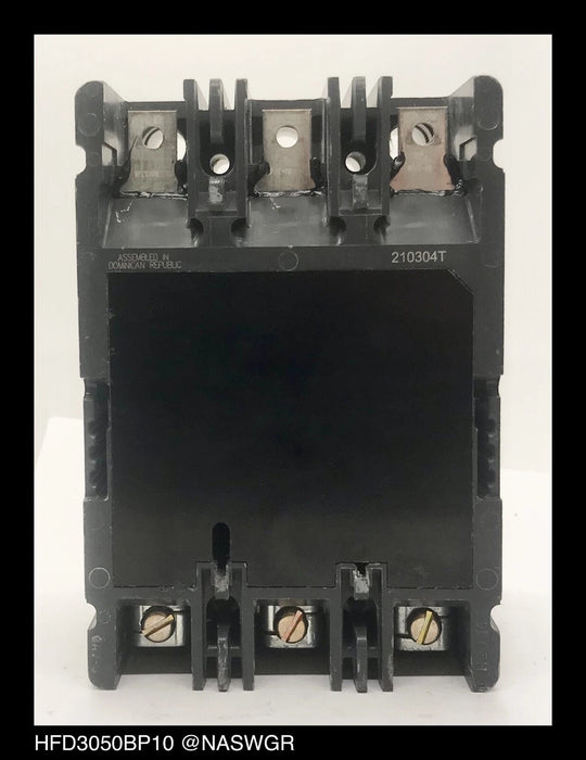 Eaton HFD3050BP10 Molded Case Circuit Breaker - 50 Amp