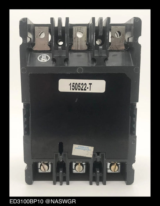 Eaton ED3100BP10 Molded Case Circuit Breaker - 100 Amp