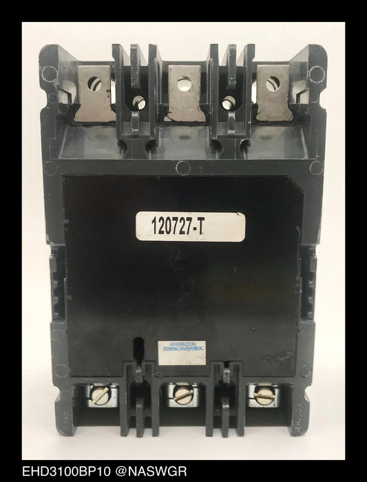 Eaton EHD3100BP10 Molded Case Circuit Breaker - 100 Amp