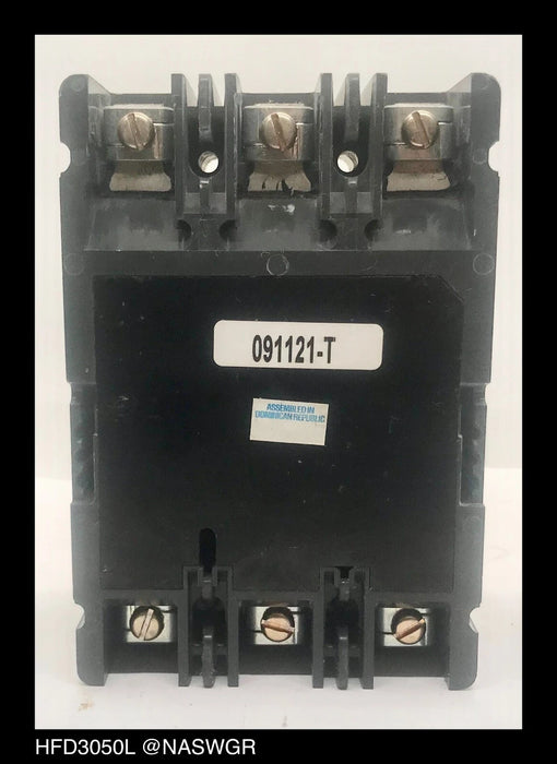 Eaton HFD3050L Molded Case Circuit Breaker - 50 Amp - Tested/1Yr Warranty