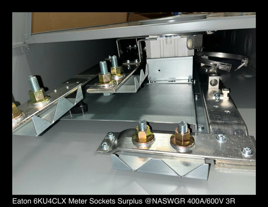 Eaton 6KU4CLX Multi-Gang Meter Socket - 400A/600V/N3R/6Gang - Unused