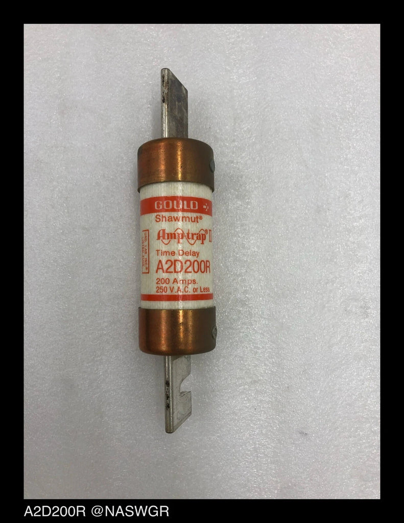 Lot of 3 - Gould Shawmut A2D200R Amp-Trap Time Delay Fuse - Tested