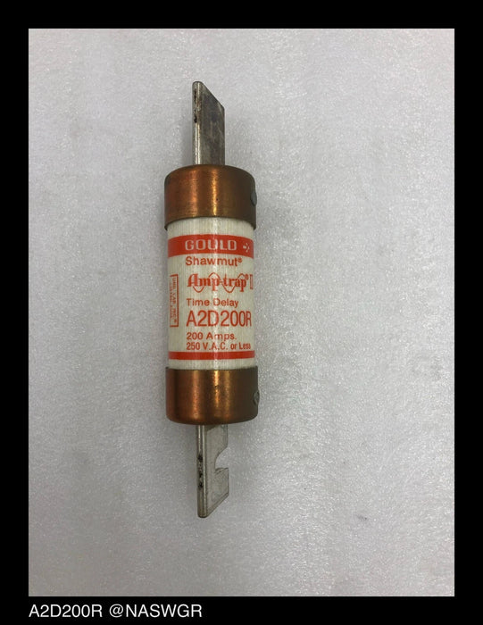 Lot of 3 - Gould Shawmut A2D200R Amp-Trap Time Delay Fuse - Tested