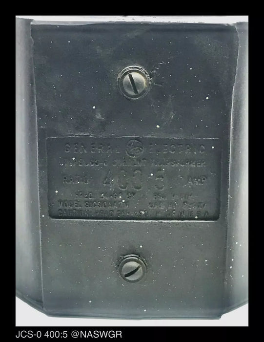 GE JCS-0 639X7 Current Transformer - 400:5