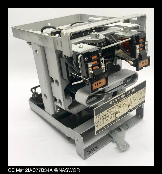 GE 12IAC77B34A Overcurrent Relay - 4/16 Amp