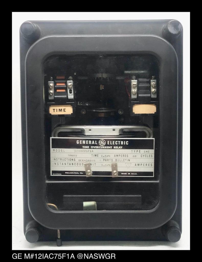 GE 12IAC75F1A Overcurrent Relay - 1.5/6 Amp