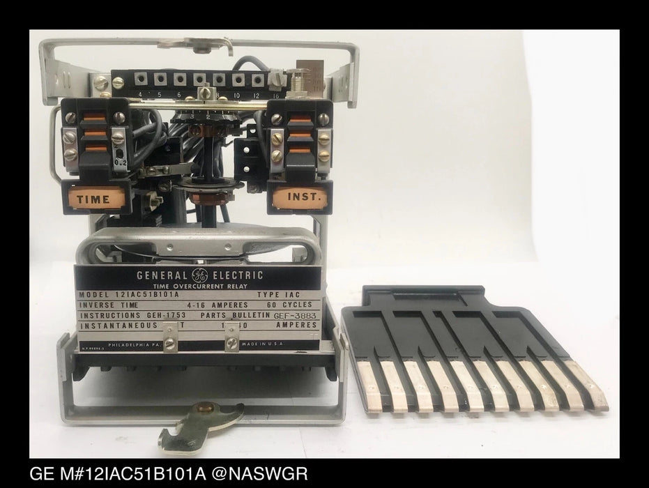 GE 12IAC51B101A Overcurrent Relay - 4/16 Amp