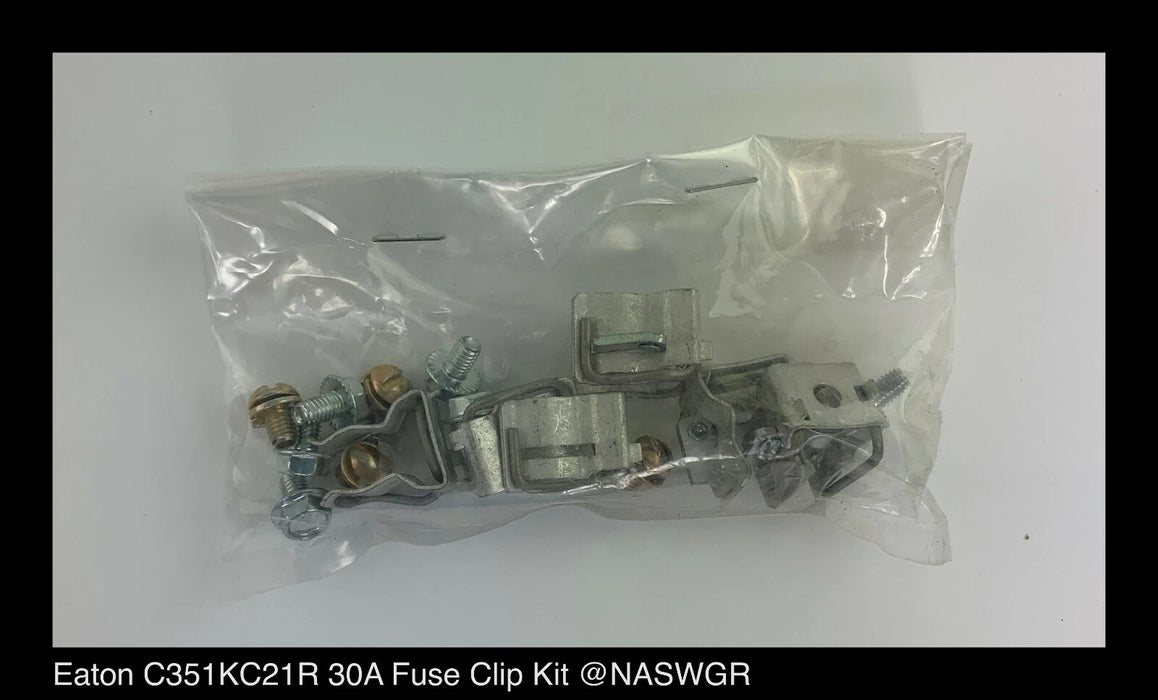 Eaton C351KC21R Freedom NEMA Fuse Clip Kit - 30 Amp - Unused Surplus
