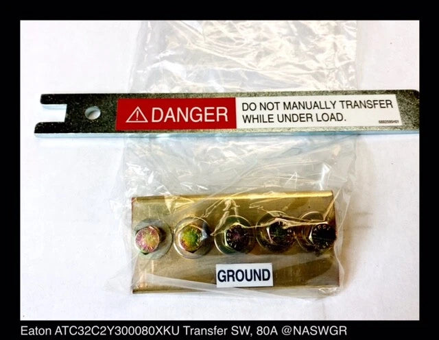 Eaton ATC3C2X30080XKU Automatic Transfer Switch - 80A/120-480V/3P - Unused