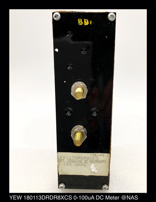 YEW 180113DRDR8XCS - 4" Vertical Panel Meter - 0-100uA, DC