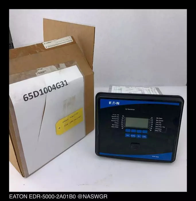 EATON EDR-5000-2A01B0 Directional Overcurrent Relay - 65D1004G31 Surplus