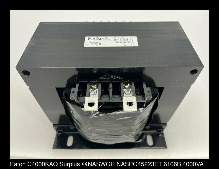 Eaton C4000KAQ 4000VA Industrial Control Transformer - Surplus