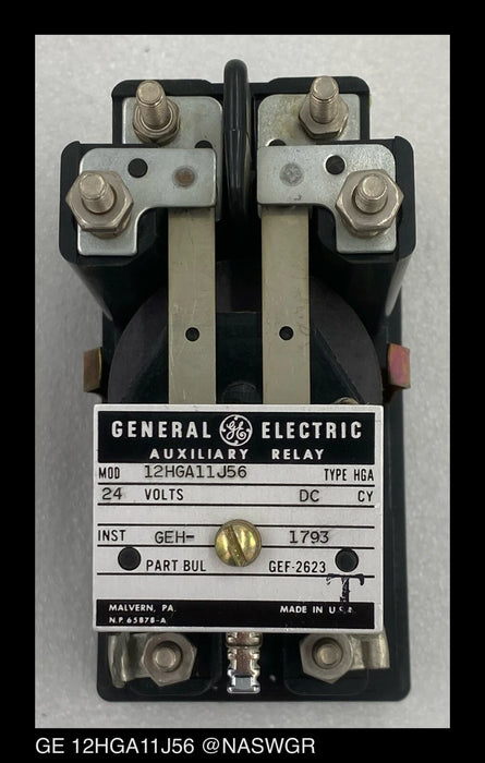 12HGA11J56 - General Electric 12HGA11J56 HGA Auxiliary Relay