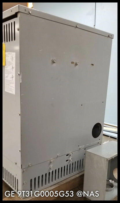 GE 9T31G0005G53 112.5kVA K-Factor Transformer - 480V-208/120Y Primary Switch