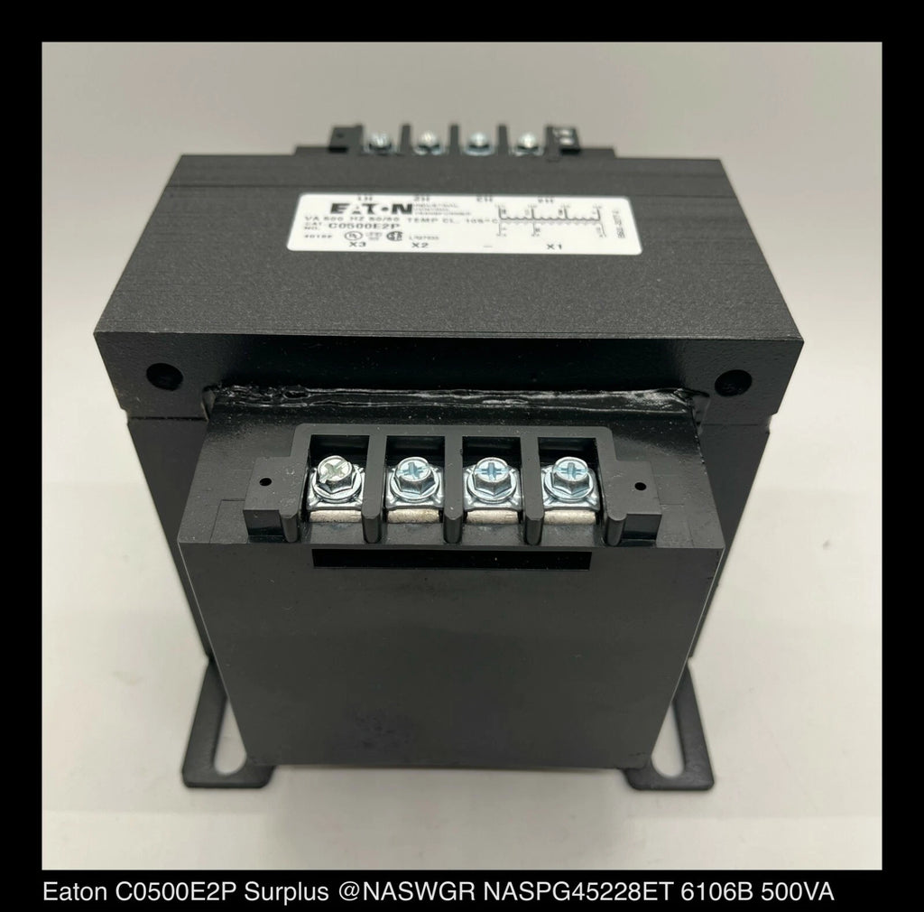 Eaton C0500E2P Industrial Control Transformer - 380:115v, 500VA - Unused Surplus