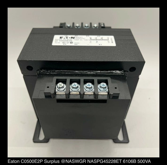 Eaton C0500E2P Industrial Control Transformer - 380:115v, 500VA - Unused Surplus