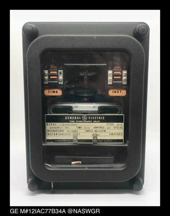 GE 12IAC77B34A Overcurrent Relay - 4/16 Amp