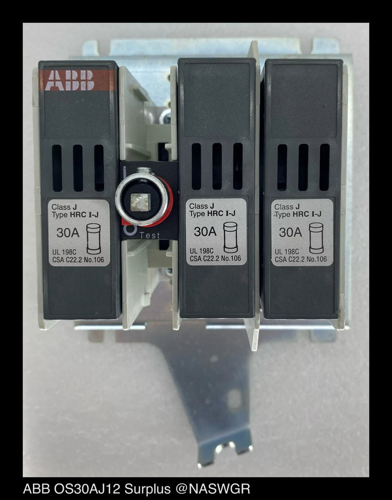 ABB Open Disconnects, POWERLINE Series - Item# OS30AJ12 - Surplus