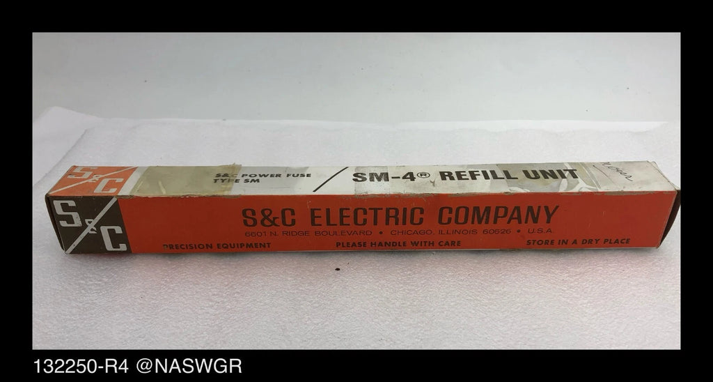 S&C SM-4 123250-R4 150E Fuse Refill Unit - Shelf Surplus 23KV SM-4 150E S&C Fuse