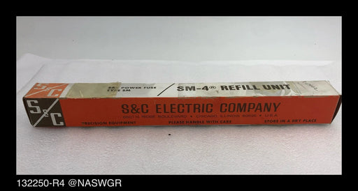 S&C SM-4 123250-R4 150E Fuse Refill Unit - Shelf Surplus 23KV SM-4 150E S&C Fuse