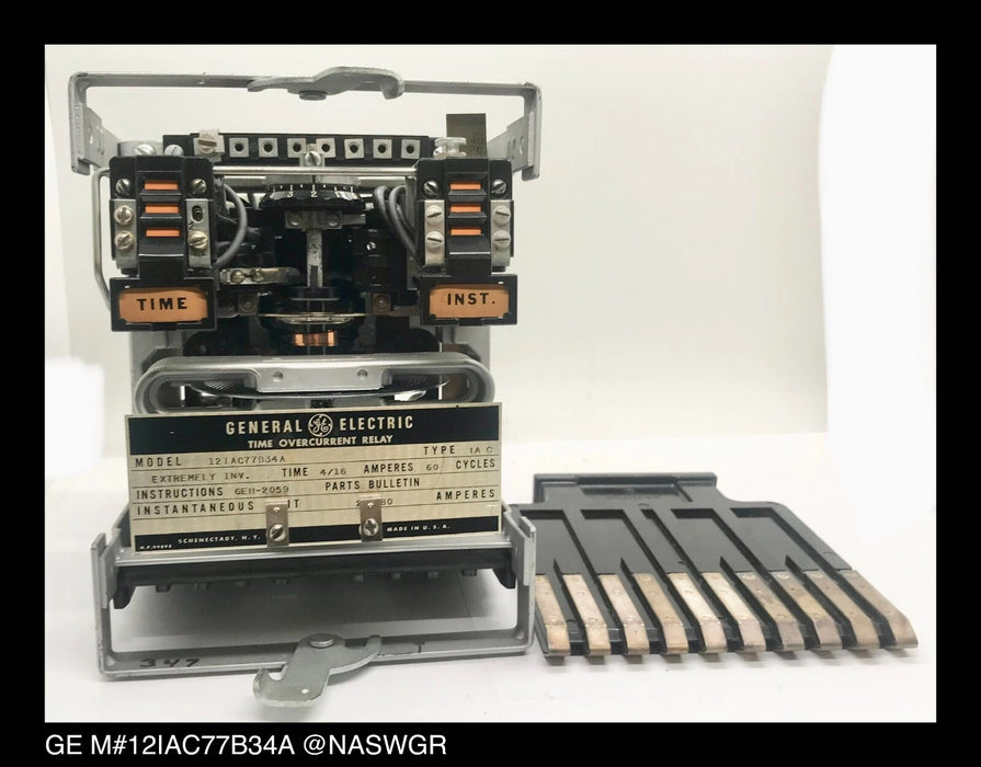GE 12IAC77B34A Overcurrent Relay - 4/16 Amp