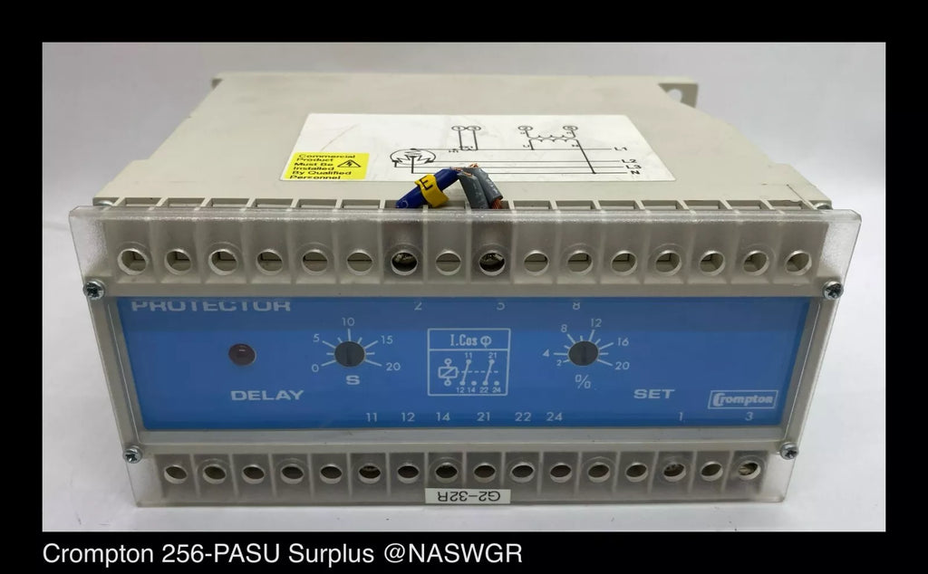 Crompton Instruments 252-PASU-LSBX-PQ-C6-EA - Relay - 5A, 120V, 60Hz