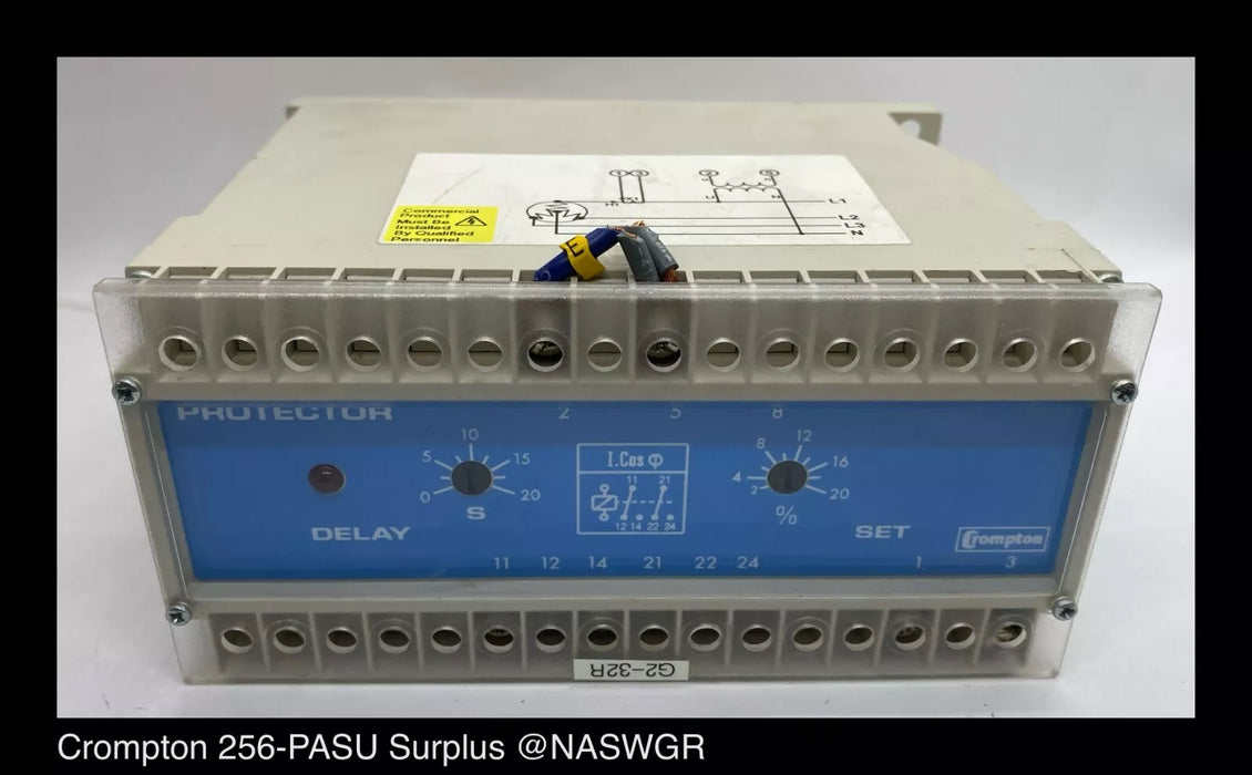 Crompton Instruments 252-PASU-LSBX-PQ-C6-EA - Relay - 5A, 120V, 60Hz