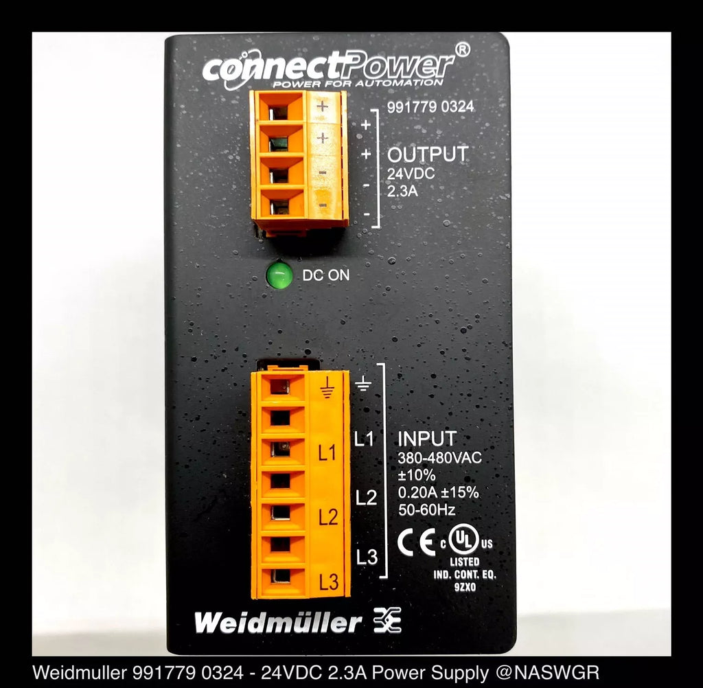 Weidmüller 9917790324 AC/DC CONVERTER 24V 55W - Unused Surplus