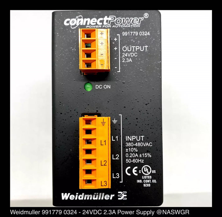 Weidmüller 9917790324 AC/DC CONVERTER 24V 55W - Unused Surplus