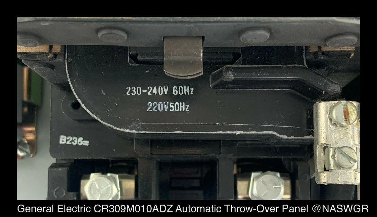 General Electric CR309M010ADZ Automatic Throw-Over Panel - 100 Amp