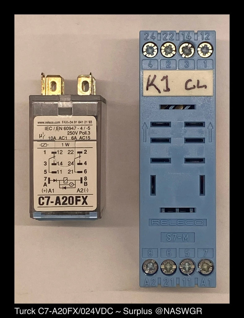 TURCK C7-A20FX/024VDC - Miniature Relay — North American Switchgear Store