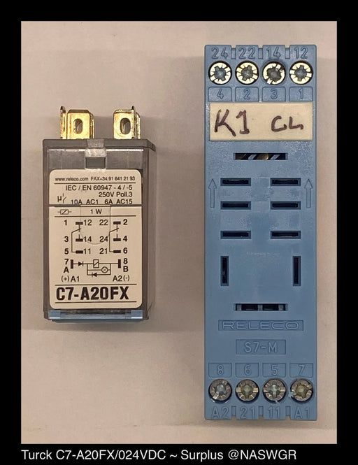 TURCK C7-A20FX/024VDC - Miniature Relay