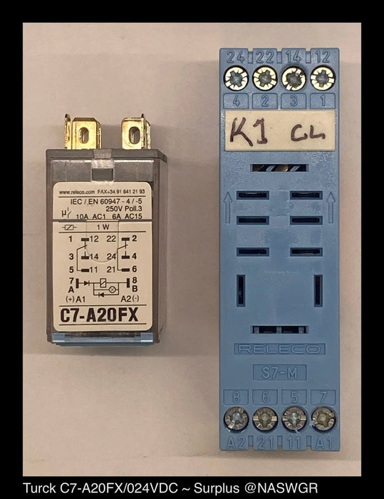 TURCK C7-A20FX/024VDC - Miniature Relay