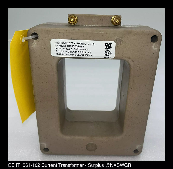 GE ITI 561-102 - Indoor Current Transformer 1000:5A Ratio - Surplus
