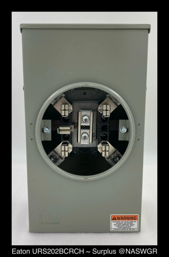Eaton URS202BCRCH Single Meter Socket 200A/600V - Surplus