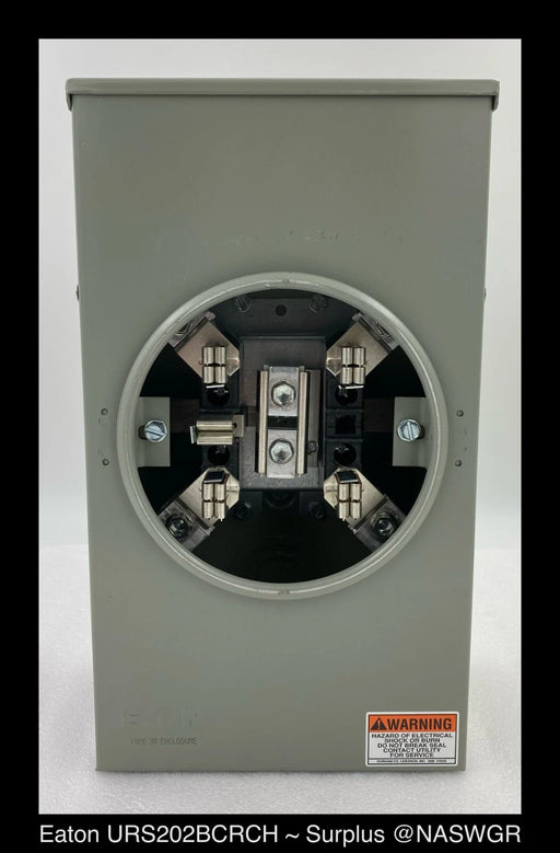 Eaton URS202BCRCH Single Meter Socket 200A/600V - Surplus