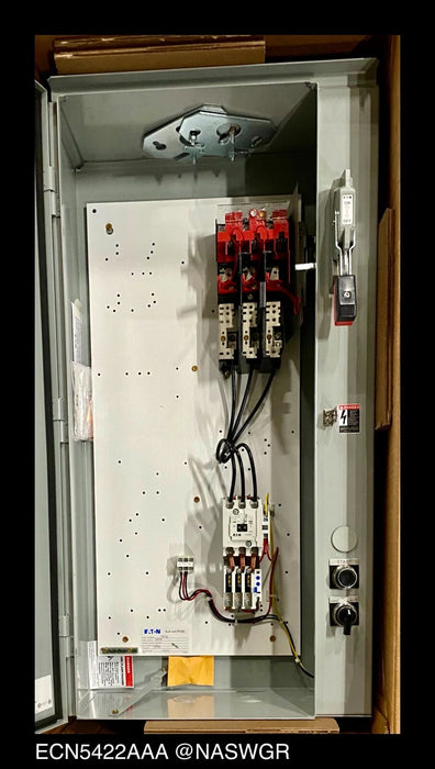 Eaton ECN5422AAA Industrial Pump Panel -60A/SIZE2/120vAC - Unused