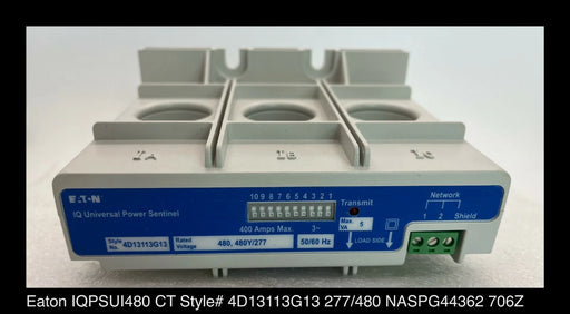 Eaton IQPSUI480 IQ Universal Power Sentinel CT Style# 4D13113G13 Unused Surplus