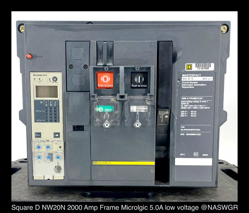 Sqaure D MasterPact NW20N Circuit Breaker - 2000 Amp