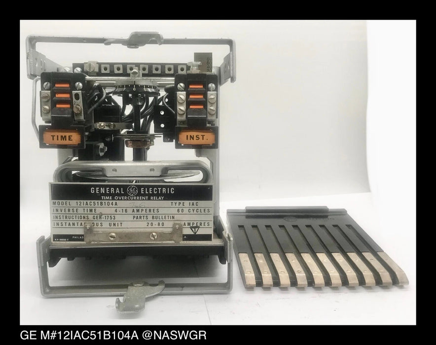 GE 12IAC51B104A Overcurrent Relay - 4/16 Amp