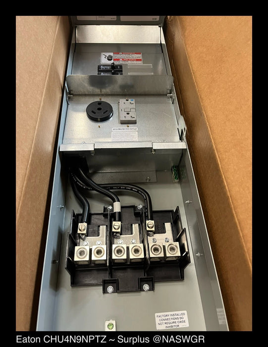 Eaton CHU4N9NPTZ Pedestal Mount Unmetered 125A/120/240VAC - Surplus